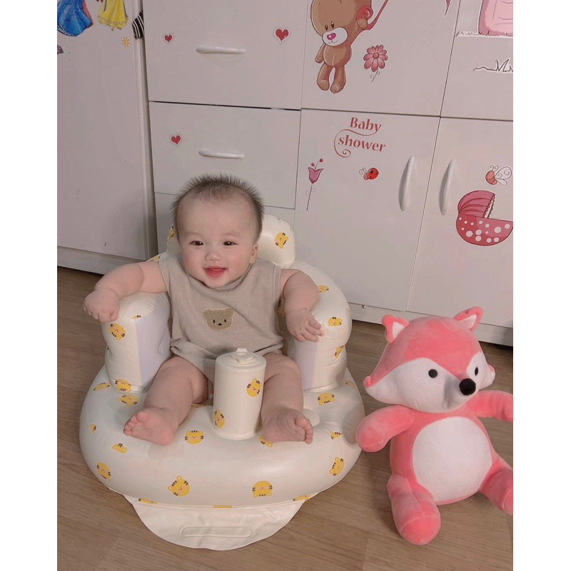 Body 3 lỗ gấu thêu cho bé trai , bé gái chất cotton wafter Hàn mát mịn