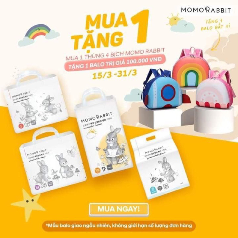 Bỉm dán/quần MOMO RABBIT nội địa HÀN ...