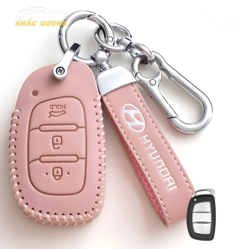 Bao da chìa khoá HYUNDAI I10 ELANTRA TUCSON cao cấp sang trọng