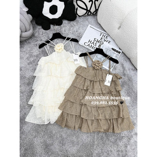 Váy yếm ren tầng THOMPHAMSHOP