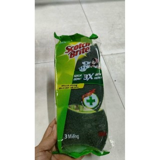 Combo 3 miếng rửa chén Scotchbrite 3M .