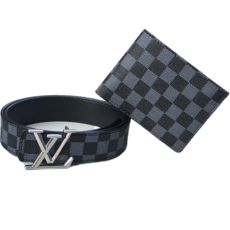 Thắt Lưng Nam  Nịt Nam + Ví Da LV Thời Trang Trẻ Trung