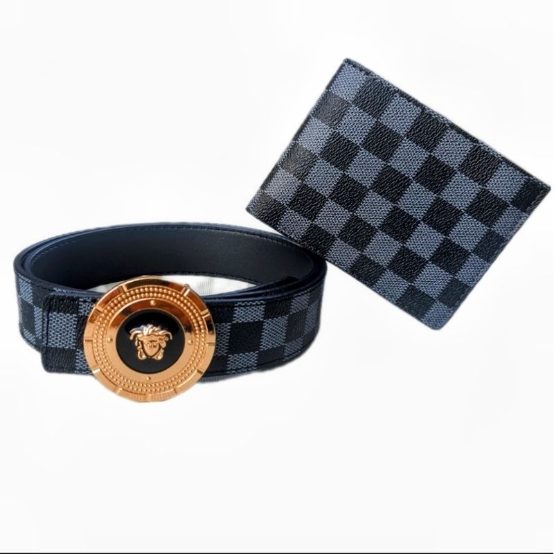 Thắt Lưng Nam  Nịt Nam + Ví Da LV Thời Trang Trẻ Trung