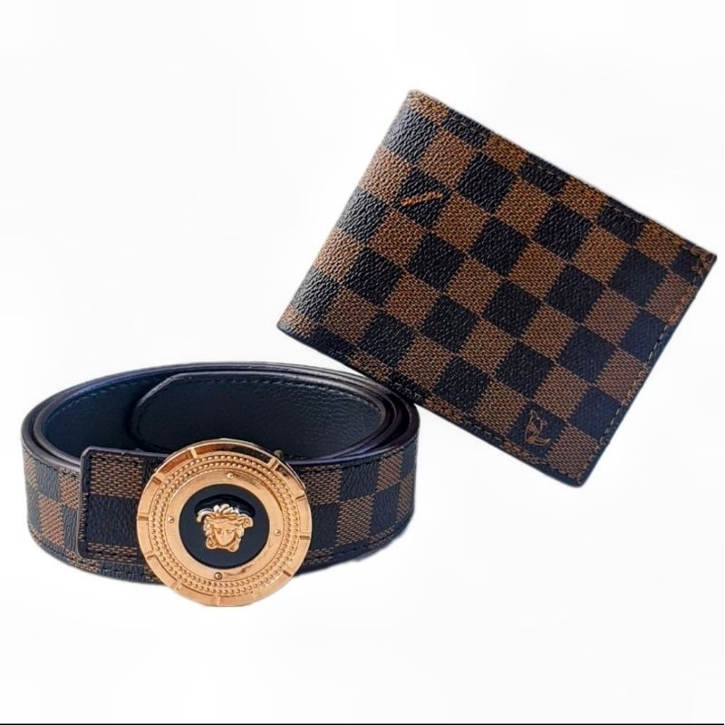 Thắt Lưng Nam  Nịt Nam + Ví Da LV Thời Trang Trẻ Trung