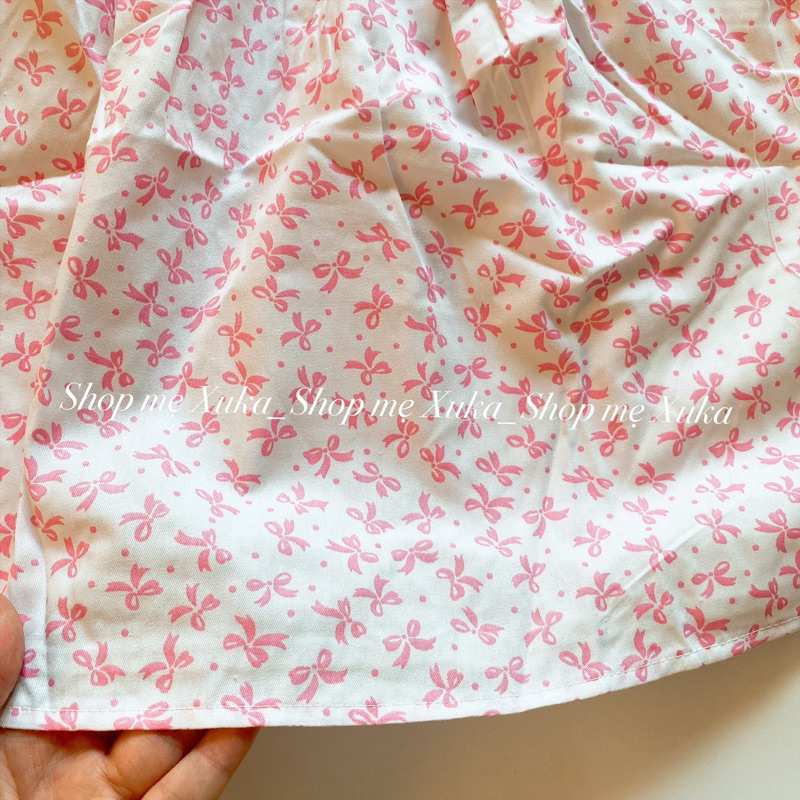 Váy hoa cánh tiên chữ A bé gái