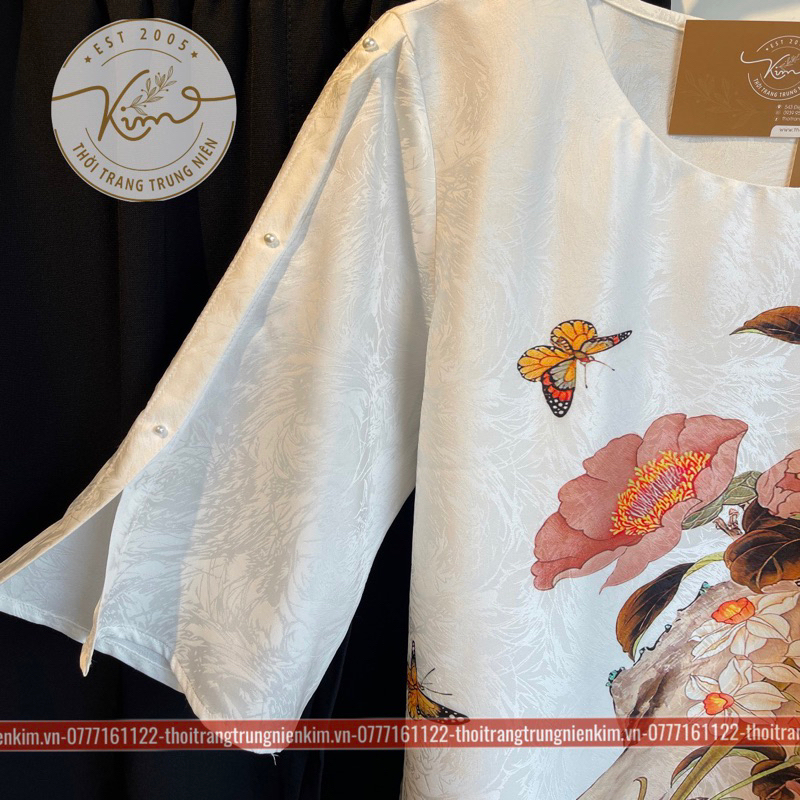 Sét lụa hải đường xinh