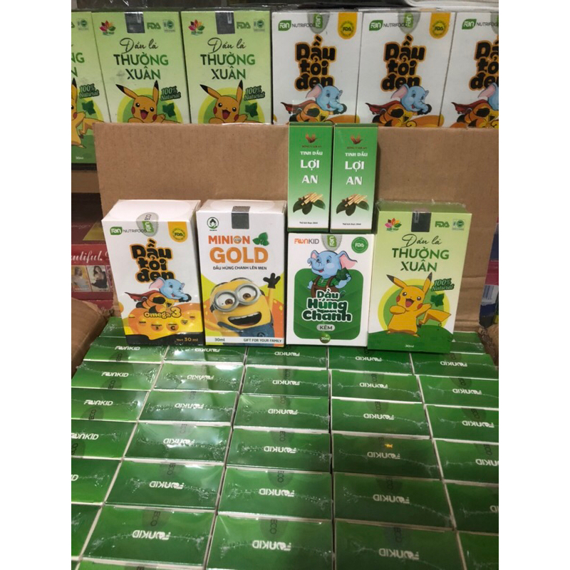 1 HỘP TINH DẦU HÚNG CHANH LÊN MEN MINION GOLD 30ML  DR.MAYAA