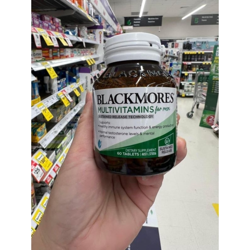 (Che tên Date 2025)Mẫu mới Blackmores Multivitamin for Men của Úc, bổ sung vitamin cho Nam, tăng cường sinh lý nam