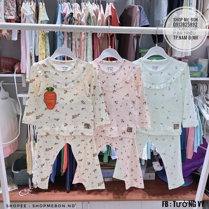 Bộ Ualarogo dài tay Modal cho bé