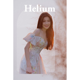 HELIUM_Đầm dài trễ vai tiểu thư phong cách pháp phân loại cao cấp siêu đẹp.