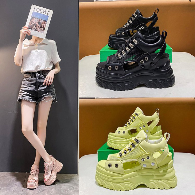 (ODER) Sandal nữ thể thao thời trang đế xuồng 8,5cm
