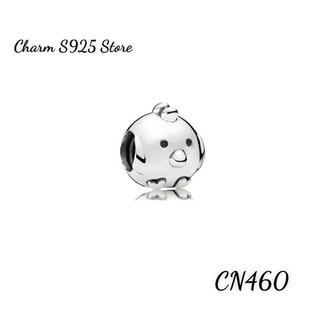Charm pan ale hình con gà bạc s925 thuần khiết bạc s925 hàng cao cấp
