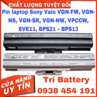 Pin laptop sony vaio vgn-fw, vgn-ns, vgn-sr, vgn-nw, vpccw, sve11, bps21 – bps13