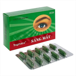 Viên Sáng Mắt Traphaco. Hộp 30 viên nang.