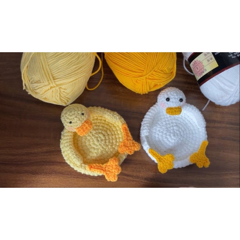 Miếng lót ly hình con vịt siêu cute