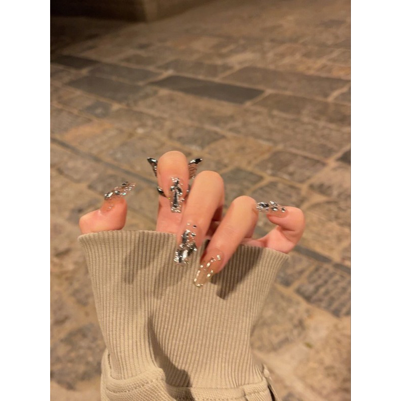 Nailbox Thiết Kế Thủ Công Đính Đá 44