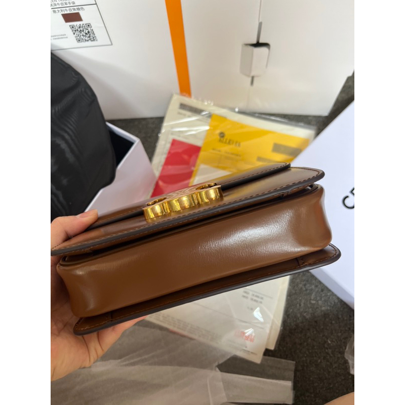 ✅Túi Ce.line Nguyên bản - Size 18.5cm - Da bò trơn
