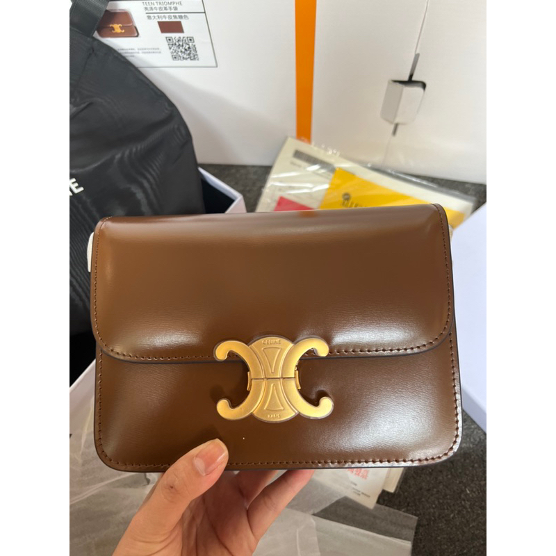 ✅Túi Ce.line Nguyên bản - Size 18.5cm - Da bò trơn