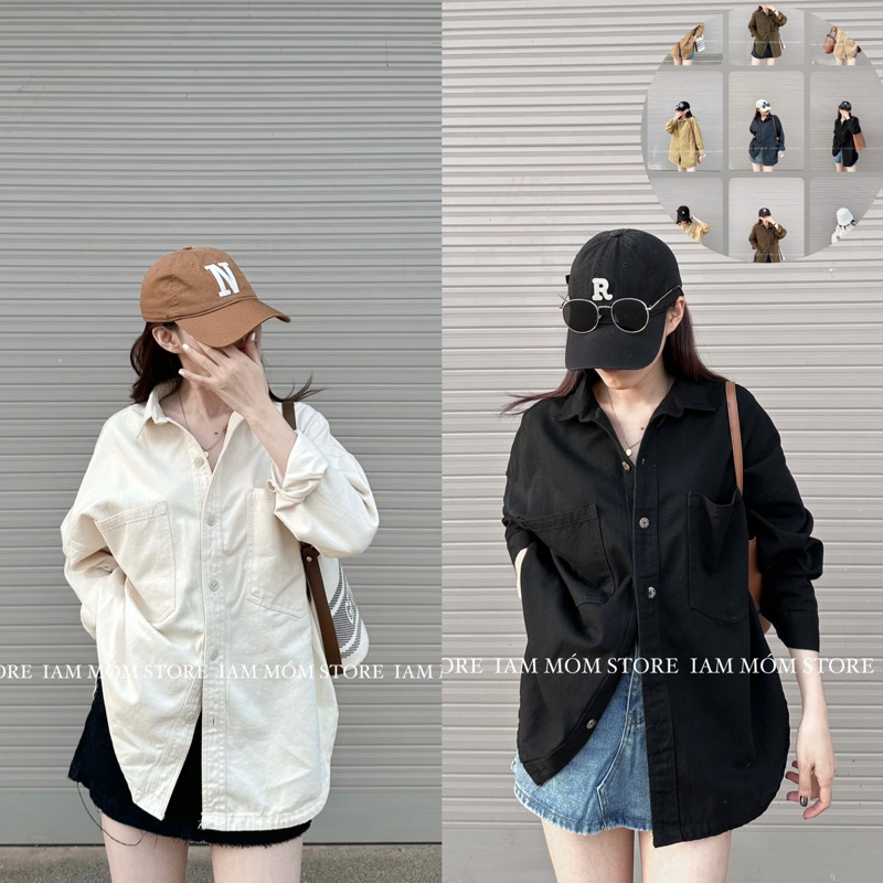 Áo sơmi kaki vạt bầu có 8 Màu ( ảnh chính chủ )