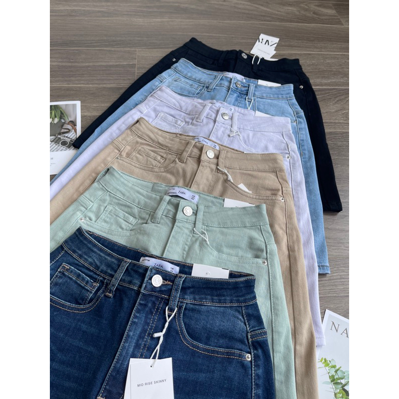Chân váy basic lưng cao ZR