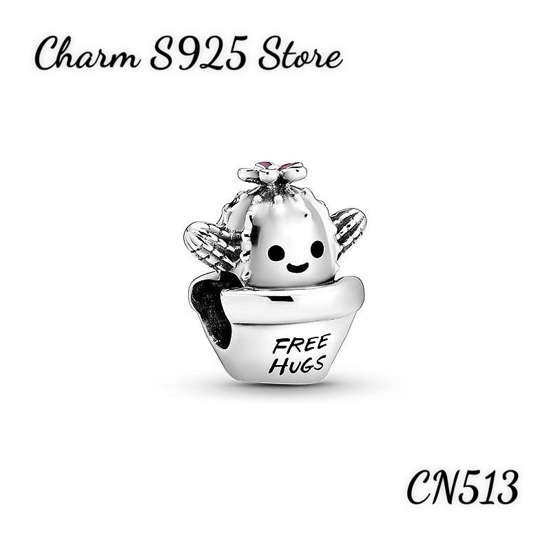 CHARM PAN ALE CHẬU XƯƠNG RỒNG BẠC S925 THUẦN KHIẾT HÀNG CAO CẤP