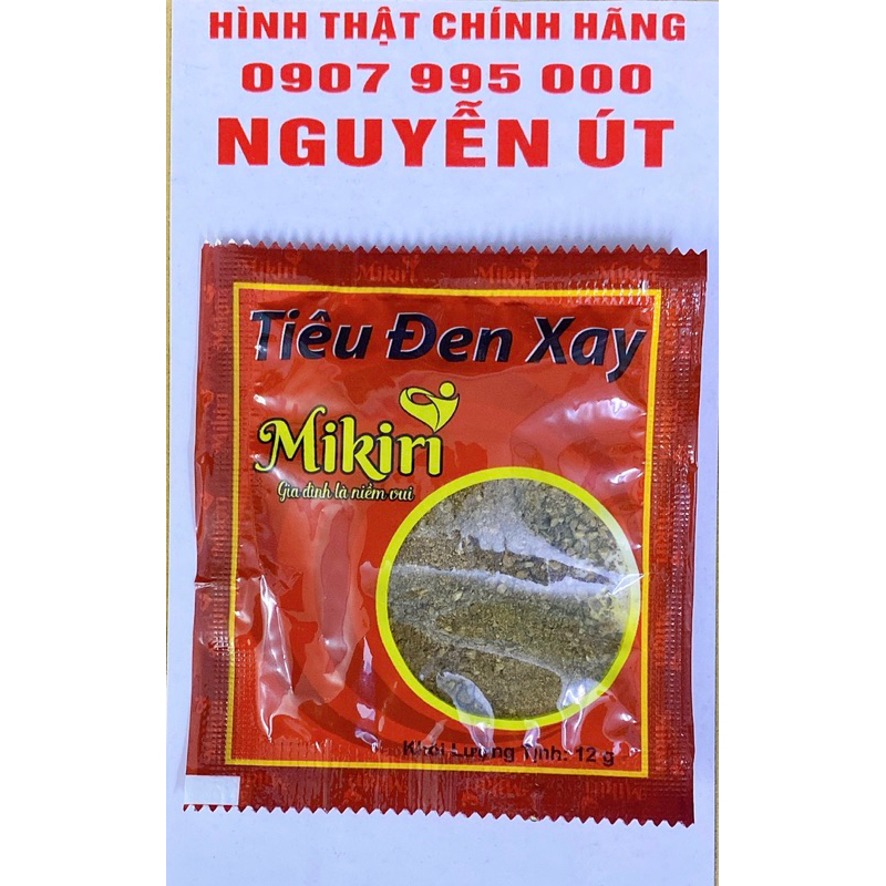 tiêu đen xay mikiri gói 12g