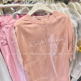 Áo Phông Esentials Hồng Cam Hot Hit