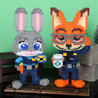 Bộ xếp hình 2 gấu 33-35cm- lắp ráp gấu bearbrick