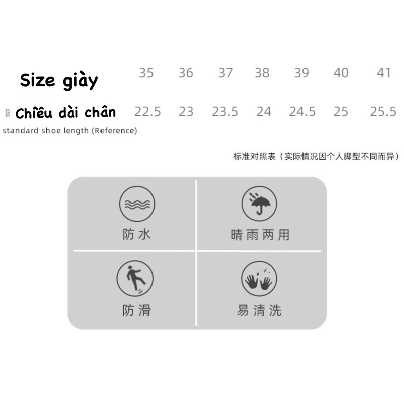 Giày búp bê nhựa dẻo thơm đính hoa trà hở mũi Seorvimy + ảnh thật