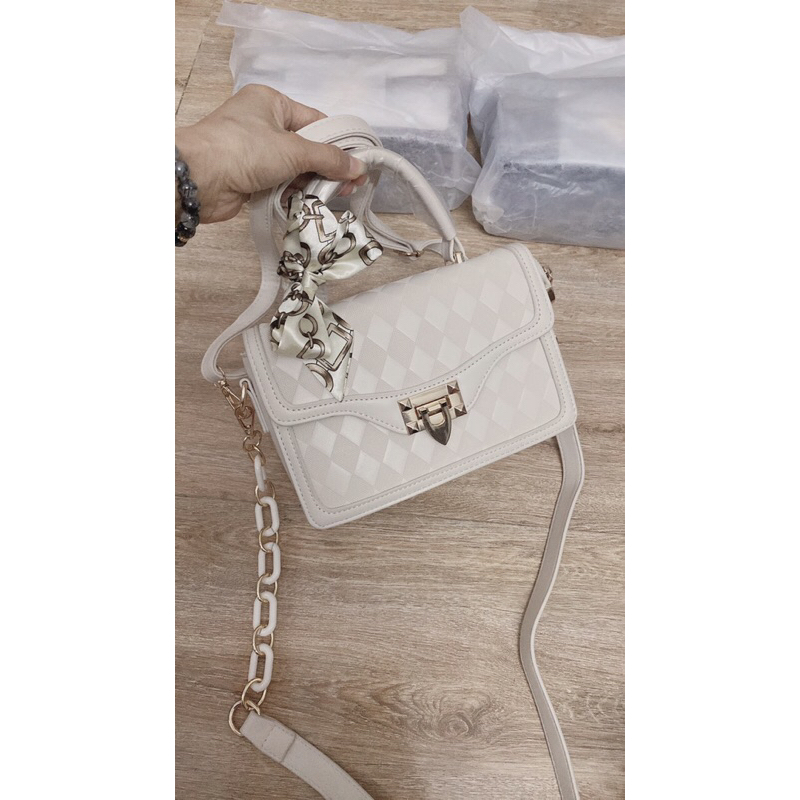 Túi có quai kèm khăn và 2 dây đeo thời trang Rosabell