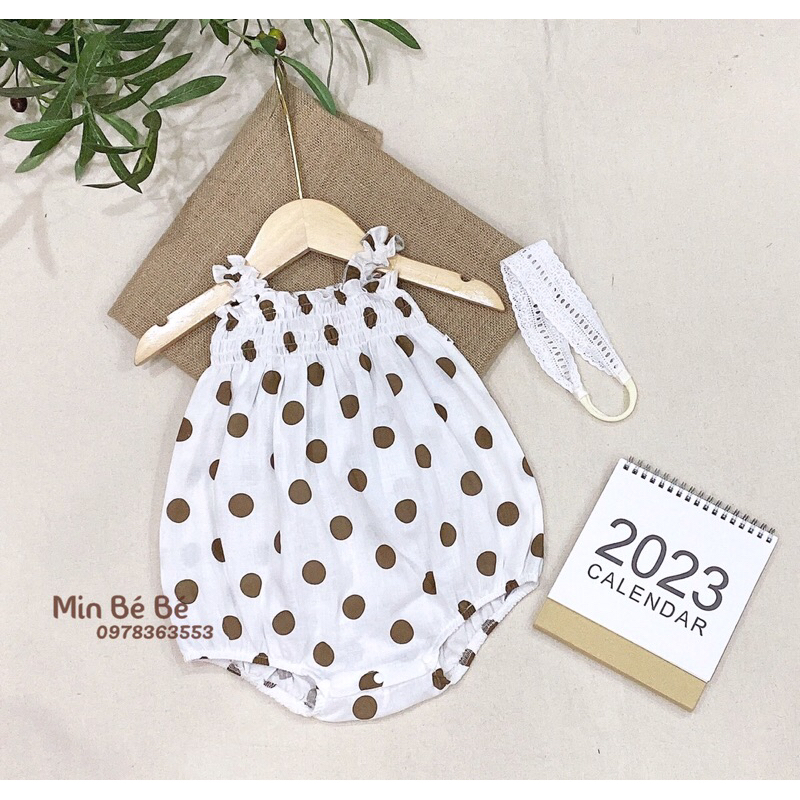 Body 2 dây thô hoa nhiều mẫu cho bé gái