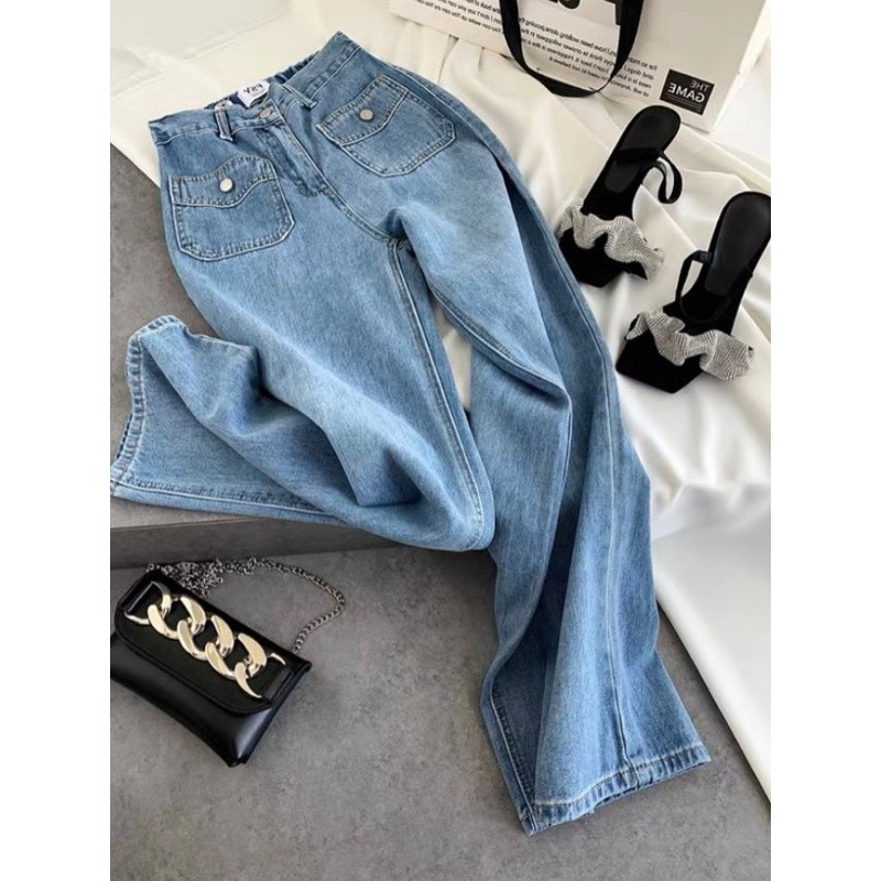 QUẦN DÀI LOA XUÔNG ĐẠP LAI TÚI KIỂU