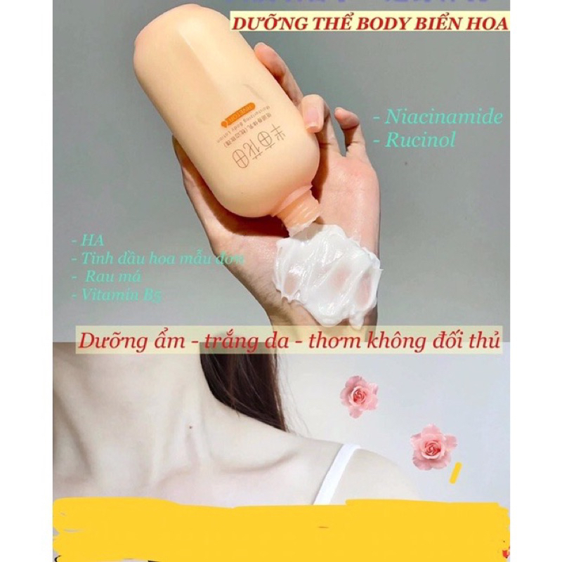 Dưỡng trắng body biển hoa