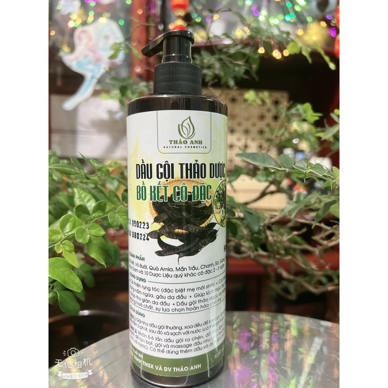 dầu gội thảo dược bồ kết cô đặc 500ml