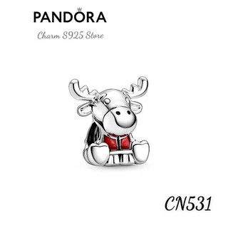 Charm pan ale hình con trâu bạc s925 thuần khiết hàng cao cấp