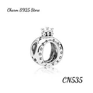 CHARM PAN ALE VƯƠNG MIỆN KHẮC LOGO BẠC S925 THUẦN KHIẾT 100% HÀNG CAO CẤP