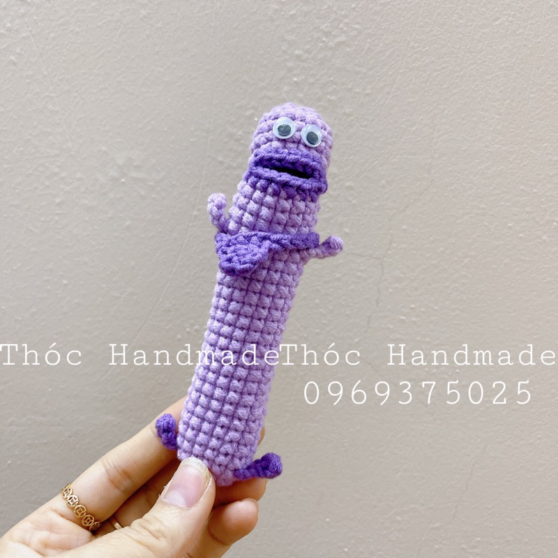 Túi đựng son bằng len handmade xinh xắn