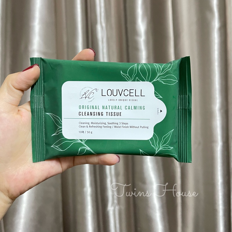 Khăn ướt tẩy trang Louv Cell original natural galming