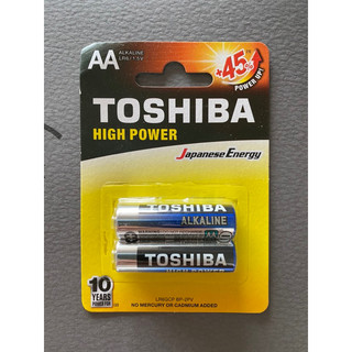 Pin Tiểu 2A (AA), 3A (AAA): Toshiba Alkaline (Vỉ 2 Viên )