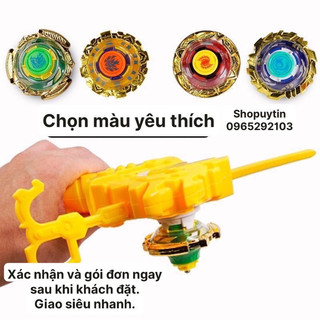 (bán giá cày view) Con Quay Nado Siêu Mạnh Đại Chiến Vô Cực có tay cầm và dây kéo