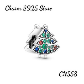Charm pan ale 🌲 cây thông noel bạc s925 cao cấp