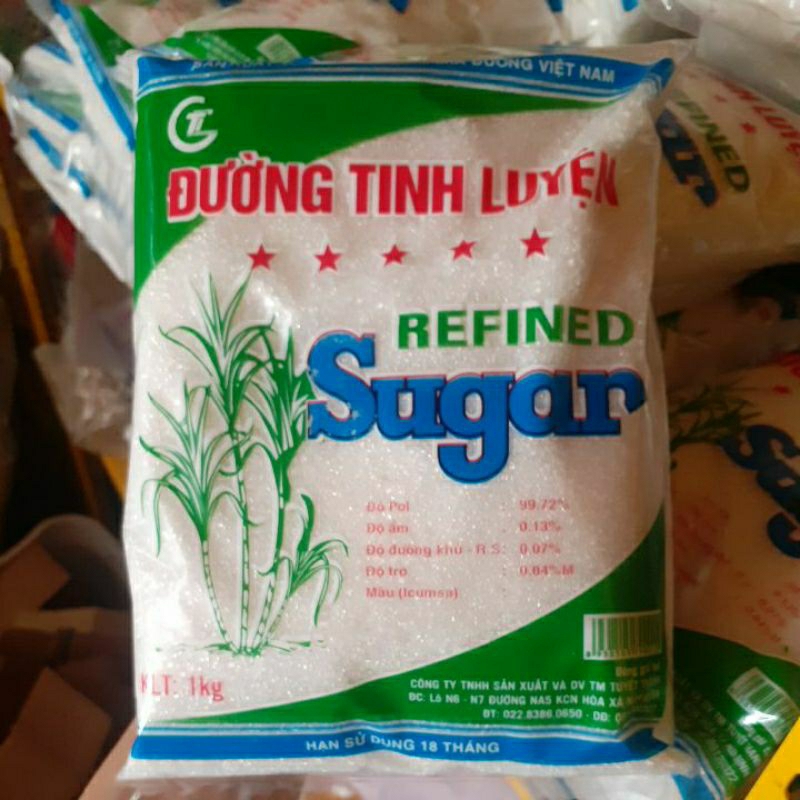 Đường kính trắng Vilitas gói 1kg