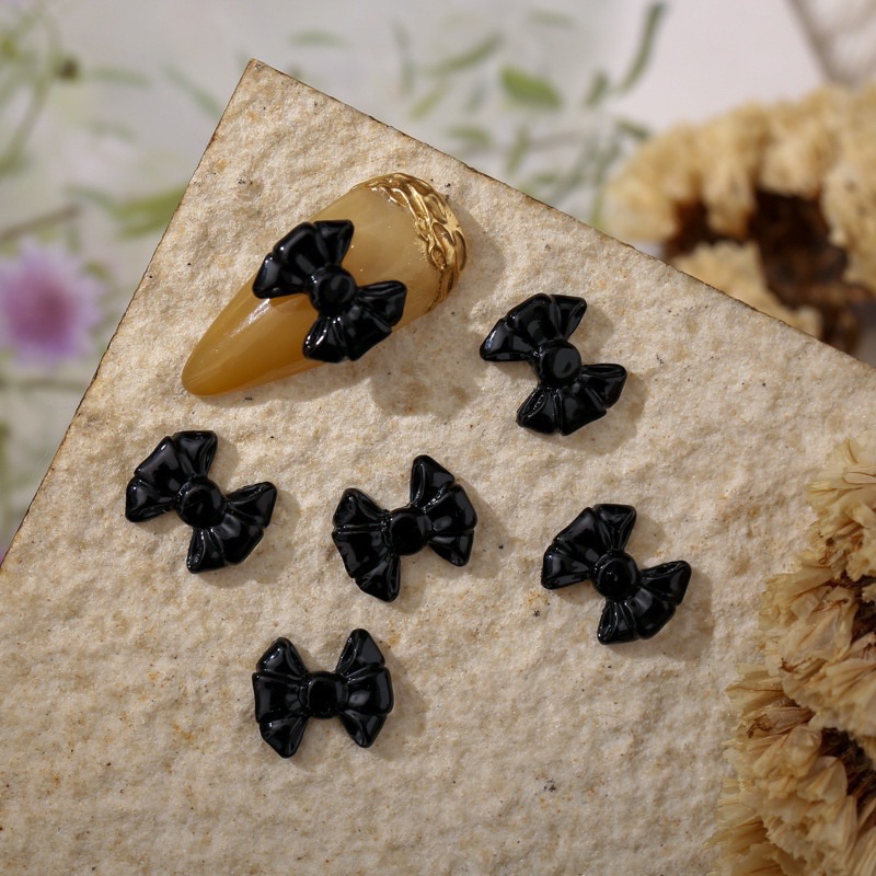 Nơ Nhựa Trang Trí Móng-Mix 4 Màu