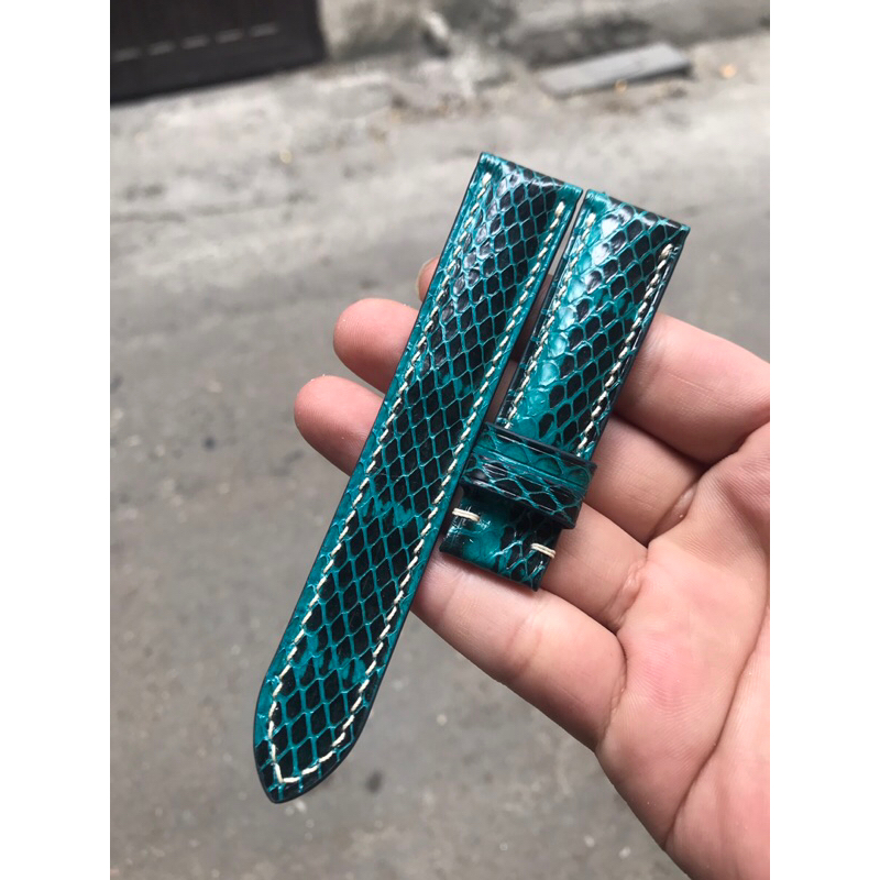 Dây Da Đồng Hồ Handmade da trăn Nhập Khẩu