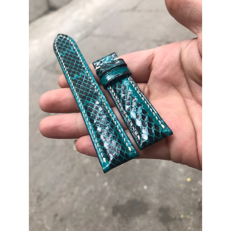 Dây Da Đồng Hồ Handmade da trăn Nhập Khẩu