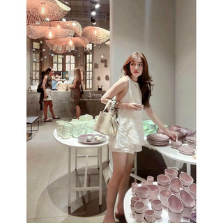 SET ÁO NÚT BỌC + QUẦN SHORT