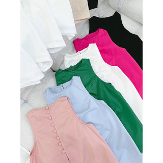 SET ÁO NÚT BỌC + QUẦN SHORT
