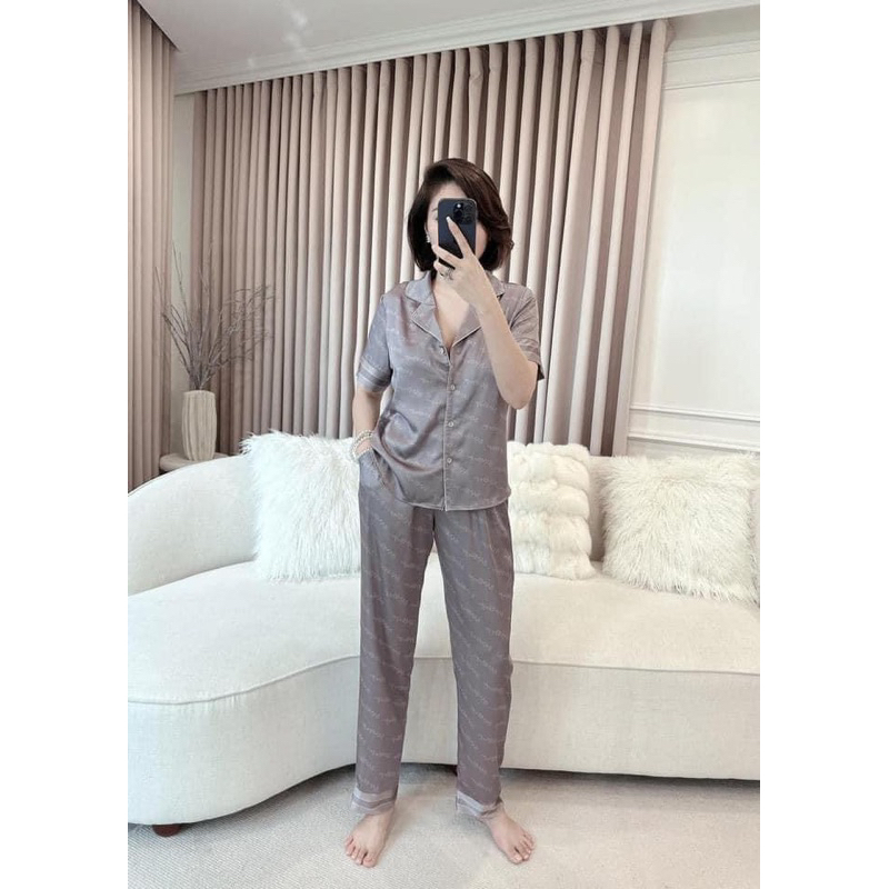 Bộ PJ Nữ Satin Victori’a