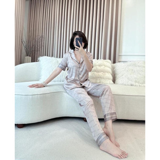 Bộ PJ Nữ Satin Victori’a