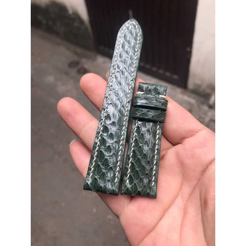 Dây Da Đồng Hồ Handmade da trăn Nhập Khẩu